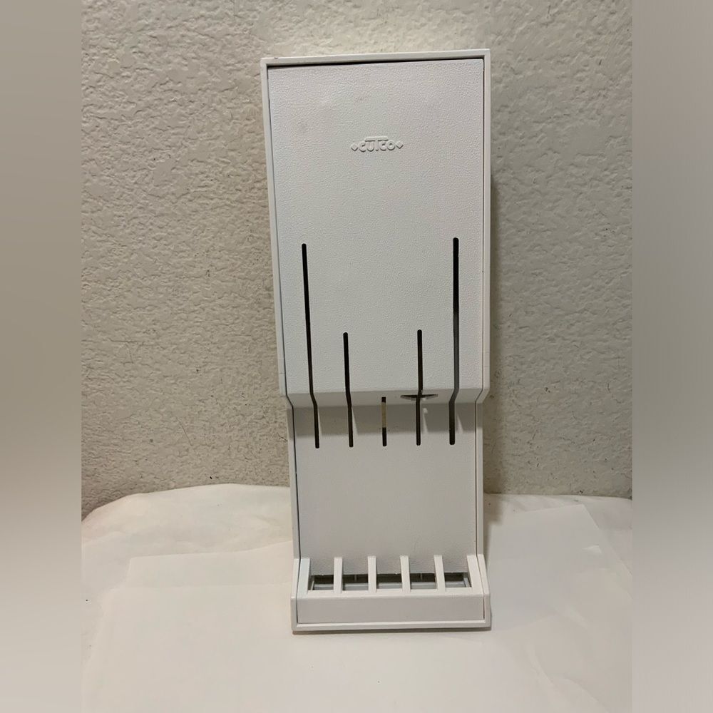 CUTCO Knife Rack Kitchen Storage 5 Slot Plastic Holder For Wall or Drawer